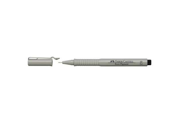 Immagine di Penna punta in fibra Faber-Castell Ecco Pigment 0,2 mm 166299