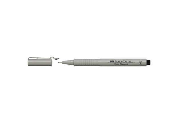 Immagine di Penna punta in fibra Faber-Castell Ecco Pigment 0,4 mm 166499