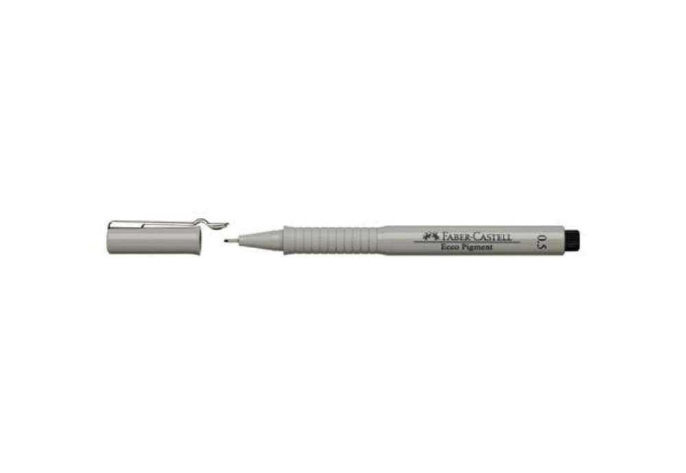 Immagine di Penna punta in fibra Faber-Castell Ecco Pigment 0,5 mm 166599