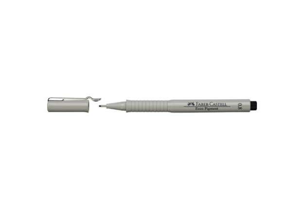 Immagine di Penna punta in fibra Faber-Castell Ecco Pigment 0,8 mm 166899