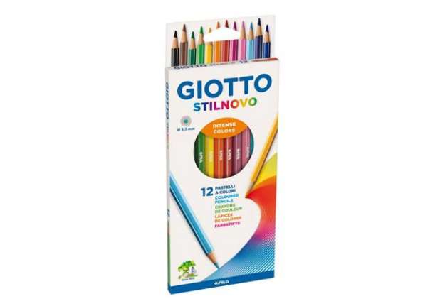 Immagine di Matite colorate GIOTTO Stilnovo assortiti Astuccio da 12 - F256500