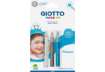 Immagine di Tris tematico di matite cosmetiche GIOTTO bianco, argento, azzurro - Princess conf. 3 pezzi 473400
