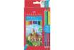 Immagine di Matite colorate Faber-Castell Eco Il Castello Conf. 12 + 3 Bicolor - 110312