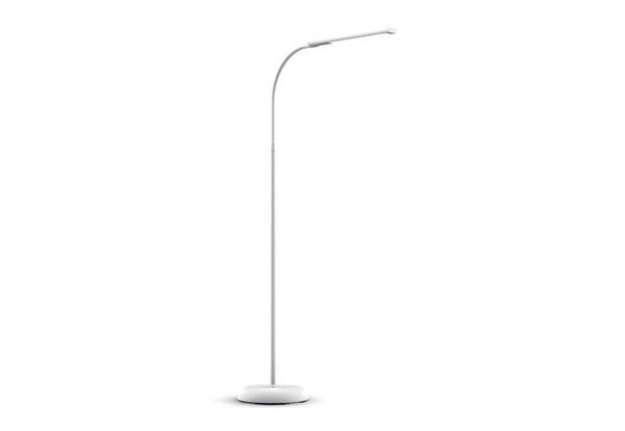 Immagine di Lampada da terra a LED MAULpirro h 125 cm bianco con dimmer Z810001