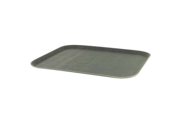 Immagine di Vassoio rettangolare multiuso 35,5x45,5 cm superficie antiscivolo nero - 337946