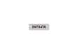 Immagine di Cartello adesivo per interni ''Entrata'' Dixon Industries 17x4,5 cm Conf. 15 pezzi - 1401.000AA