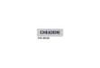 Immagine di Cartello adesivo per interni ''Chiudere'' Dixon Industries 17x4,5 cm Conf. 15 pezzi - 1401.065AA