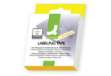 Immagine di Nastro per etichettatrici Q-Connect compatibile con Dymo D1 Dymo Label Manager nero/bianco - 19mmx7m