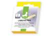 Immagine di Nastro per etichettatrici Q-Connect compatibile con Dymo D1 Dymo Label Manager nero/trasparente 12mm