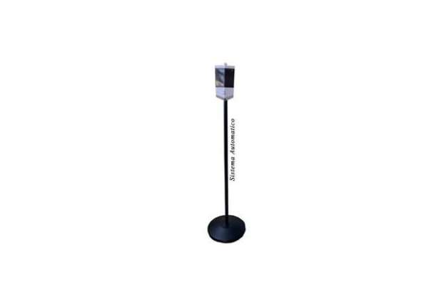 Immagine di Piantana Printex con dispenser a fotocellula da 600 ml per sapone e Gel igienizzante - 35x125 cm TR/