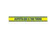 Immagine di Adesivo segnaletico calpestabile Markin ''Aspetta qui il tuo turno'' in PVC 98x8,5 cm - Conf. 2 pezz