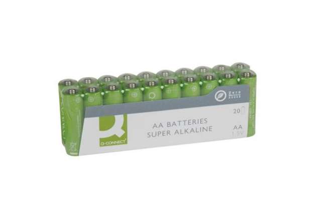 Immagine di Batterie alcaline Q-Connect AA  conf. 20 pezzi - KF10848