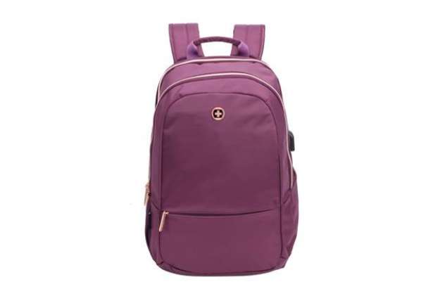 Immagine di Zaino Effective Swiss Digital Design 2 scomparti 42x29x14 cm capienza 17 L - viola - f000066