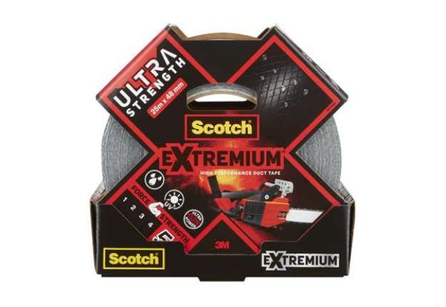 Immagine di Nastro adesivo extra resistente ad alto spessore Scotch® Extremium Ultra 48 mm x 25 m argento - DT17