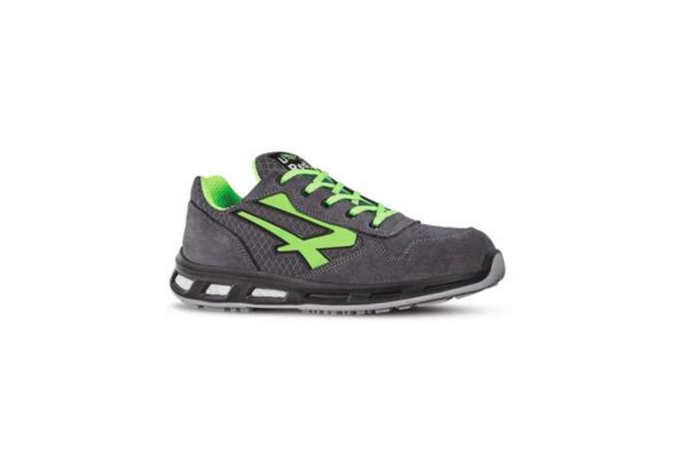 Immagine di Scarpe antinfortunistiche basse Point S1P U-Power nylon grigio-verde n° 42 - RL20036 POINT S1P 42