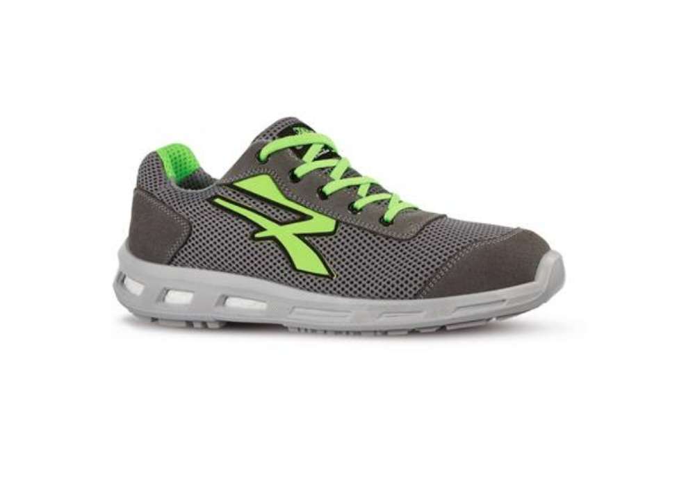 Immagine di Scarpe antinfortunistiche in pelle Airnet Summer S1P U-Power grigio-verde n° 44 - RL20346 SUMMER S1P