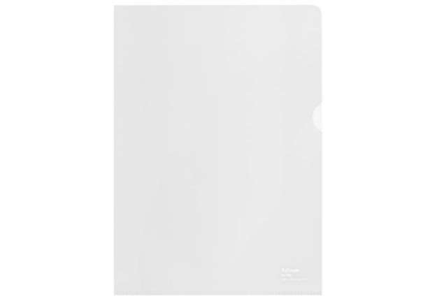 Immagine di Buste a L Esselte De Luxe f.to 22x30 cm 100% riciclate antiriflesso trasparenti conf. 100 pezzi - 62