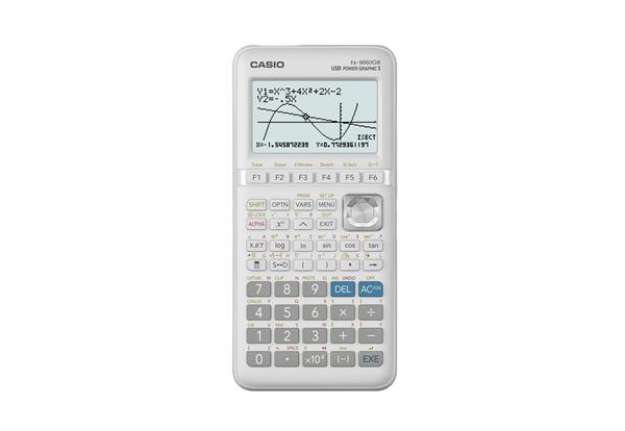 Immagine di Calcolatrice grafica CASIO bianco display 216x384 pixel - FX-9860GIII-W-ET