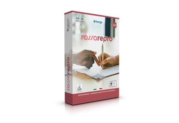 Immagine di Carta per fotocopie Burgo Reprorossa A4 80 g/mq - Risma da 500 fogli 8133