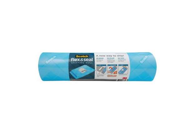 Immagine di Rotolo per spedizioni Scotch™ Flex & Seal 38,1 cm x 3 mt blu FS-1510