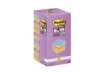 Immagine di Foglietti riposizionabili  Post-it® Super Sticky Color Notes 76x76 mm Tower Pack 16 blocchetti da 90
