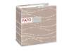 Immagine di Tovaglioli piegati 1 velo Fato Tablewear 40x40 cm pura cellulosa decoro Perle nocciola - conf. 50 pe