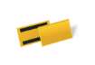 Immagine di Tasche per identificazione a fissaggio magnetico DURABLE 163x81,5 mm giallo Conf. 50 pz - 1742-04