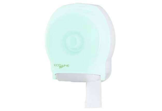 Immagine di Mini distributore di carta igienica Hylab Jumbo Ecoline Beeo 22,5x12,5x27 cm bianco - U-TO/2-ECOS