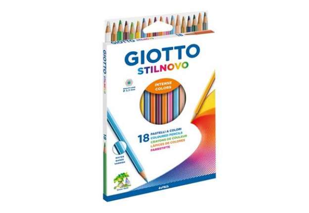 Immagine di Matite colorate Giotto Stilnovo assortiti Astuccio da 18 - F278200
