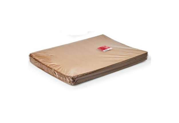 Immagine di Carta da pacco Rex-Sadoch 100x140 cm 80 g/m² Kraft avana - Conf. 50 fogli piegati 50x35 cm - CK50AAV
