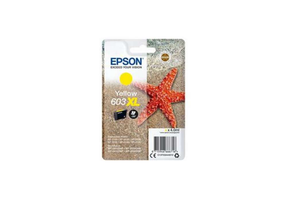 Immagine di Cartuccia Epson 603 XL giallo  C13T03A44010