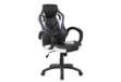 Immagine di Poltrona gaming per adulti Serena Group Las Vegas L61 x P66 x H106/116 cm - bianco-nero - GA9381W