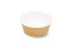 Immagine di Contenitore Fast Food Scatolificio del Garda S120 Biopol laminato Biopolimero Ø185xH.66 mm avana cf.