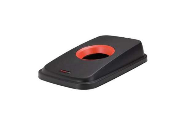 Immagine di Coperchio Rotho Selecto Rosso foro tondo  - antracite/rosso F800032