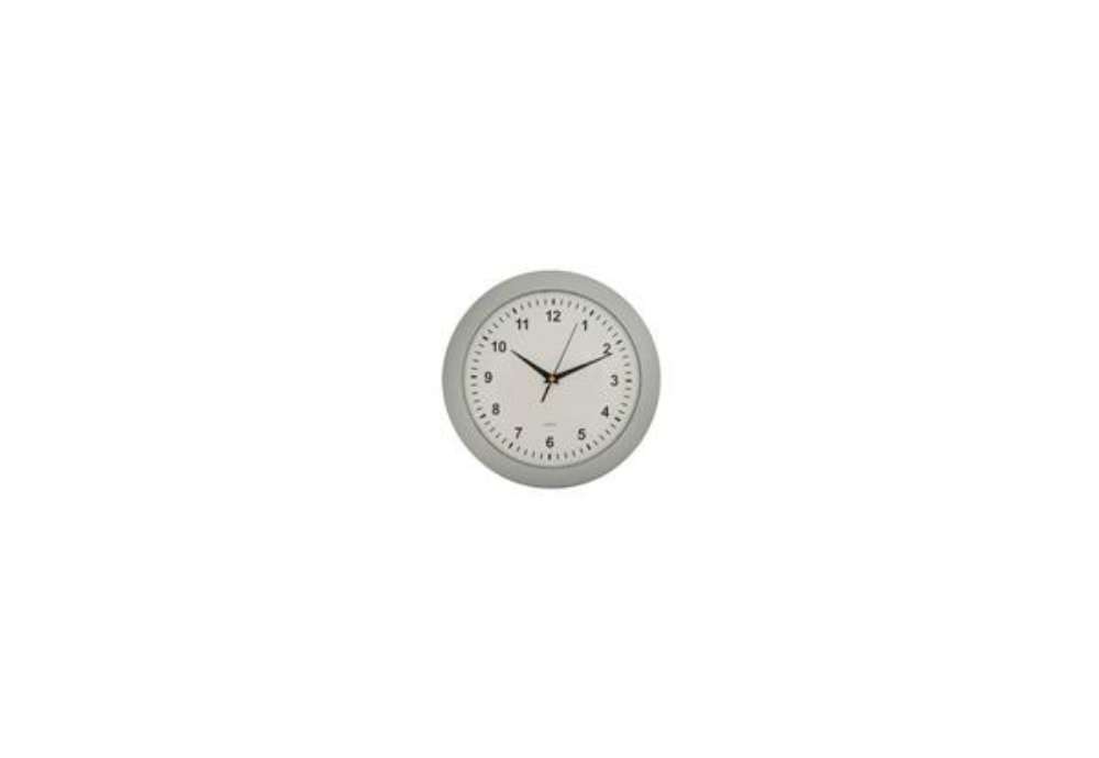 Immagine di Orologio da parete Methodo Slim - diametro Ø 31,5 cm -  silver V150102