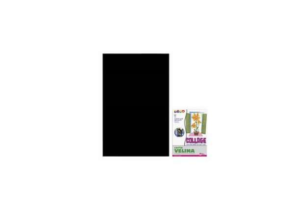 Immagine di Carta velina 50x76 cm - busta 24 fogli - 20 g/m² Deco nero 05321