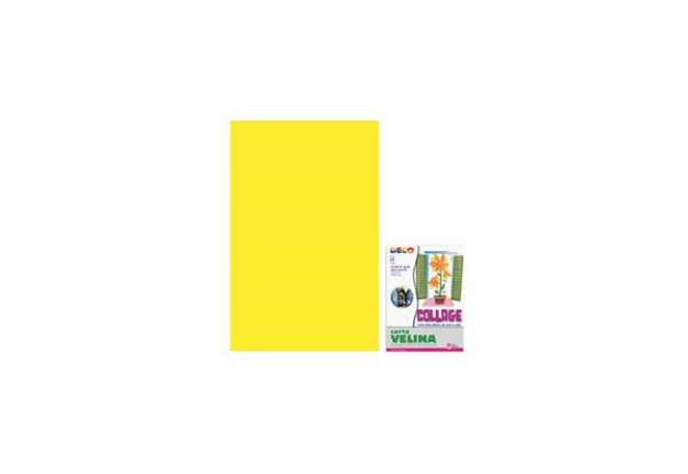 Immagine di Carta velina 50x76 cm - busta 24 fogli - 20 g/m² Deco giallo 05311