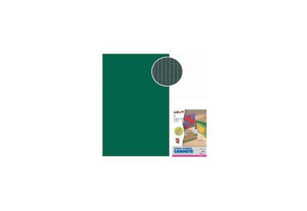 Immagine di Cannetè - 50x70 cm - busta 10 fogli - 230 g/m² Deco verde scuro 2206/3