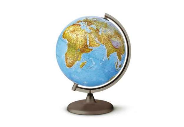 Immagine di Globo geografico con luce CWR diametro 30 cm 06989