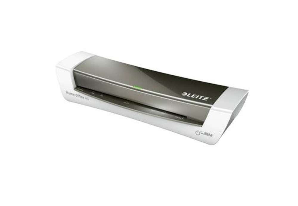 Immagine di Plastificatrice a caldo compatta a 2 rulli Leitz iLam Home Office A4 grigio metallizzato - 73680089
