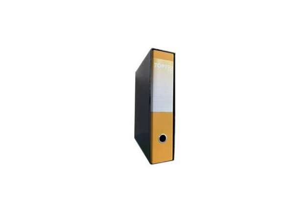Immagine di Registratore protocollo TOPToo Plus in PPL dorso 8 cm 28,5x34,3 cm giallo - RTXP8GI