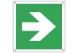 Immagine di Cartello d'emergenza 25x25 cm Cartelli Segnalatori ''Freccia a destra/sinistra'' E15104X
