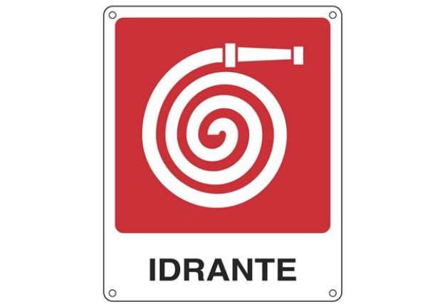 Immagine di Cartello antincendio 25x31 cm Cartelli Segnalatori ''Idrante'' E20117X