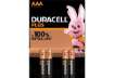Immagine di Batterie alcaline Duracell Plus100 Ministilo AAA - MN2400 - blister da 4 - DU0201