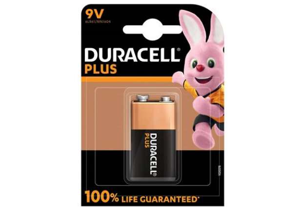 Immagine di Batterie alcaline Duracell Plus100 Transistor 9V - MN1604 - blister da 1 - DU0503