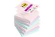 Immagine di Ricariche di foglietti Post-it® Super Sticky Z-Notes Soulful - conf. 6 blocchetti 90 ff 76x76 mm R33