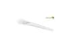 Immagine di Posate in CPLA BIO bianco compostabile smart. Conf.50pz. Scatolificio del Garda forchetta - 14162