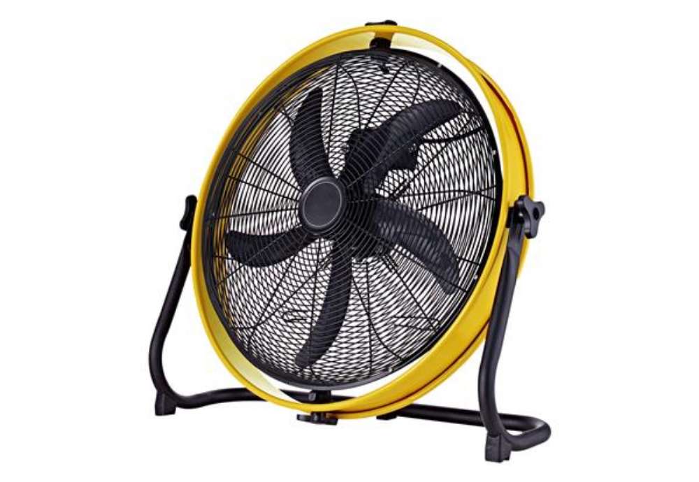Immagine di Ventilatore da terra YellowCircle60 - diametro 60 cm - metallo - giallo/nero - CFG