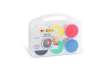 Immagine di Tempera a dita Primo 100 g - valigetta 6 colori assortiti in vasetti in polipropilene - 221TD100SP
