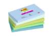 Immagine di Foglietti Post-it® Super Sticky Oasis - conf. 5 blocchetti da 90 ff 76x127 mm - 655-5SS-OAS